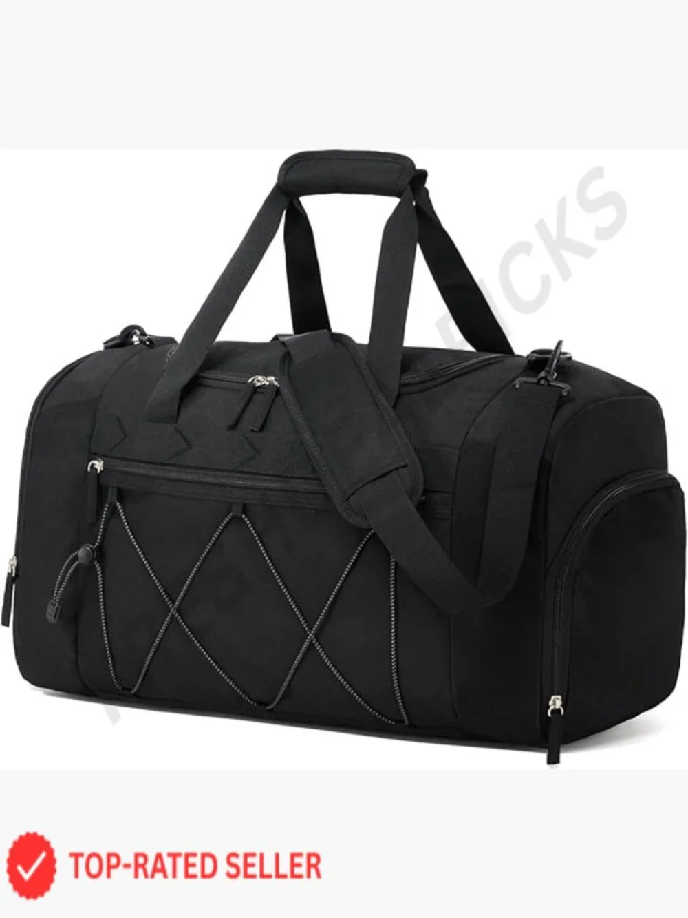 21 Inch Gym Duffle Bag for Men with Shoe Compartment Wet Pocket Water Resistant
